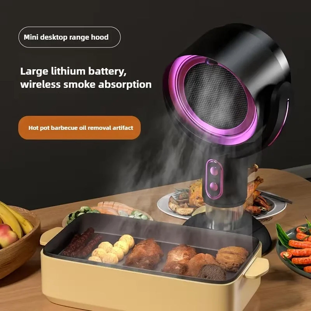 MittPillo Portable Range Hood Countertop Ductless Desktop Exhaust Fan