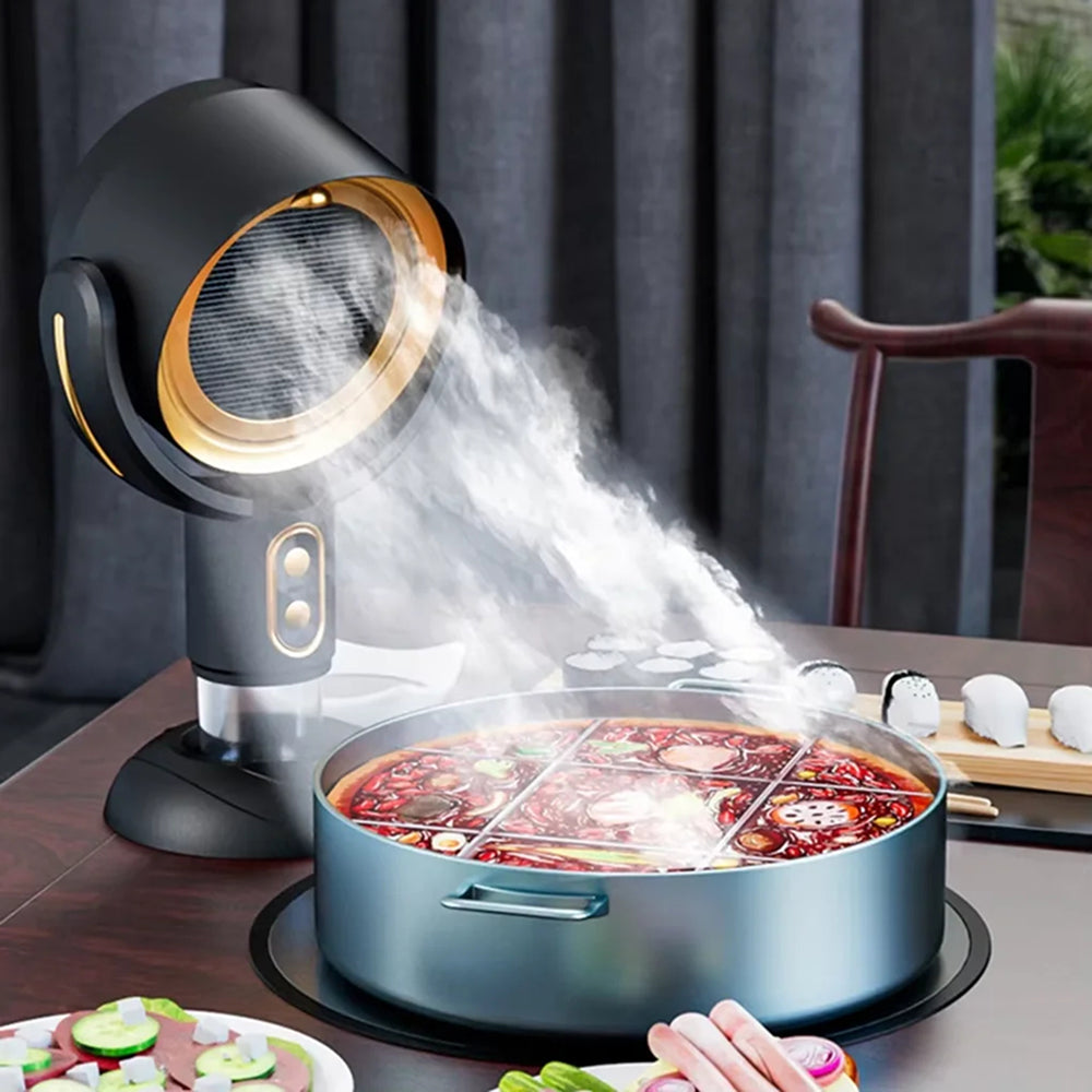 MittPillo Portable Range Hood Countertop Ductless Desktop Exhaust Fan