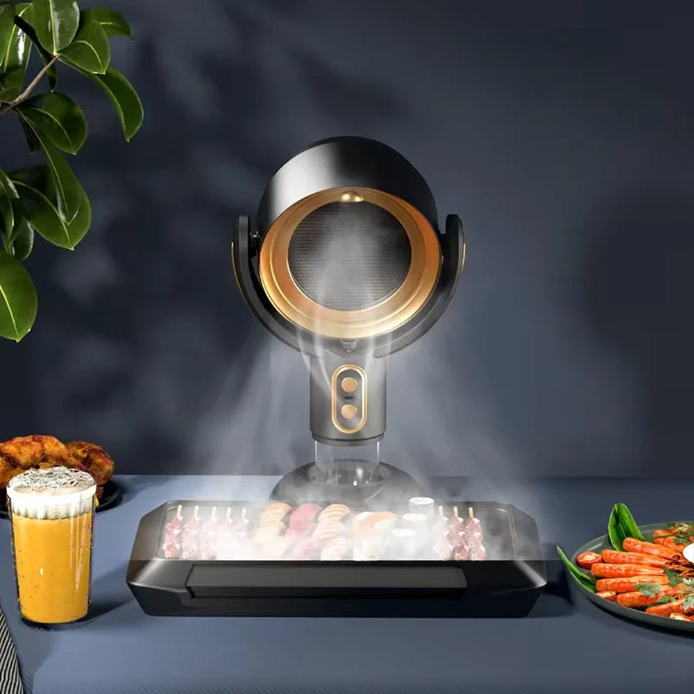 MittPillo Portable Range Hood Countertop Ductless Desktop Exhaust Fan
