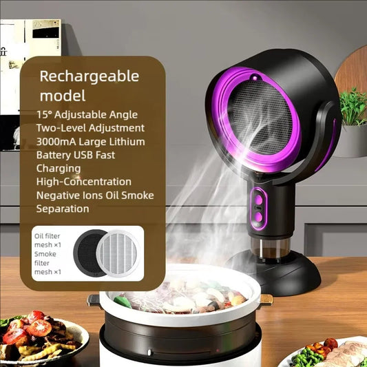 MittPillo Portable Range Hood Countertop Ductless Desktop Exhaust Fan