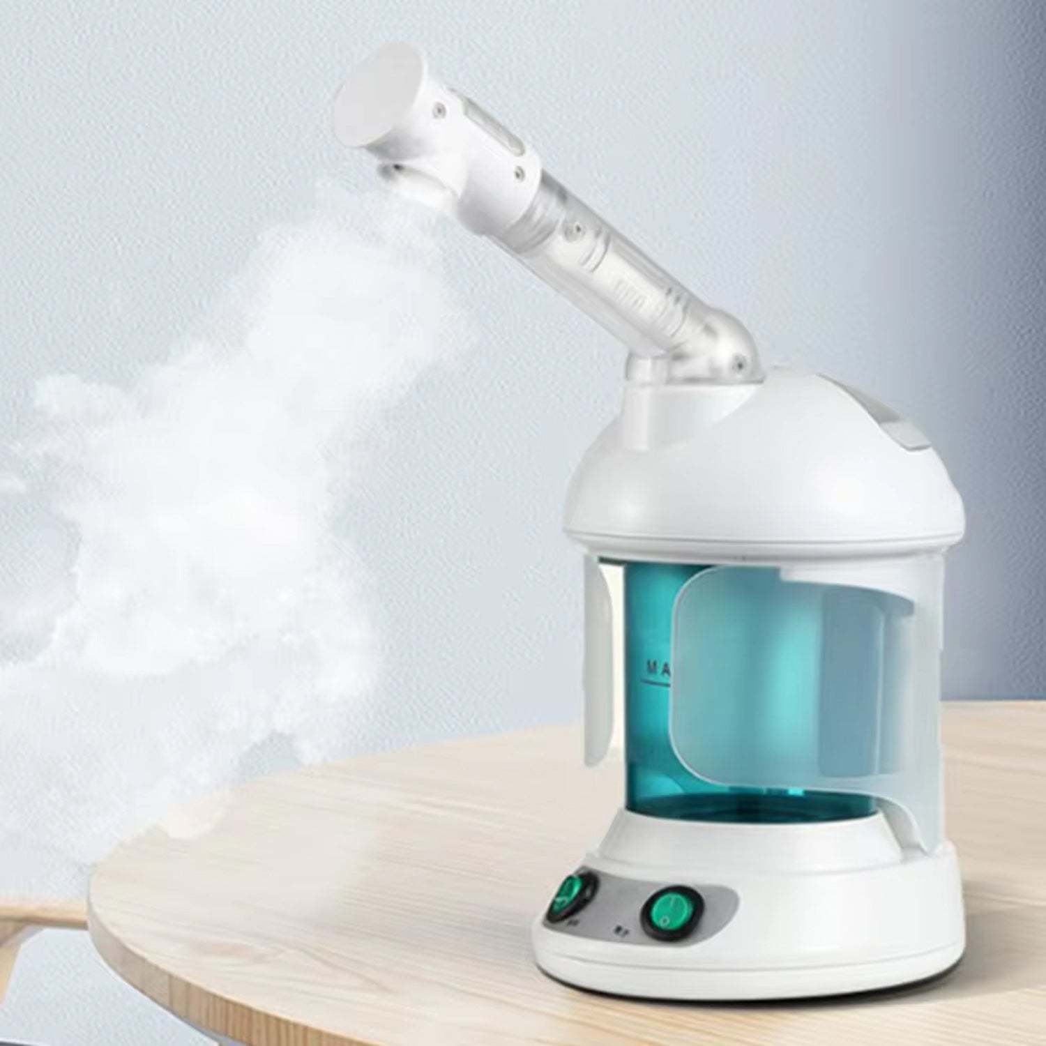 MysToral Nano Ionic Facial Steamer with 360° Rotating Nozzle, Aromatherapy Slot and 3-Minute Rapid Heat-Up