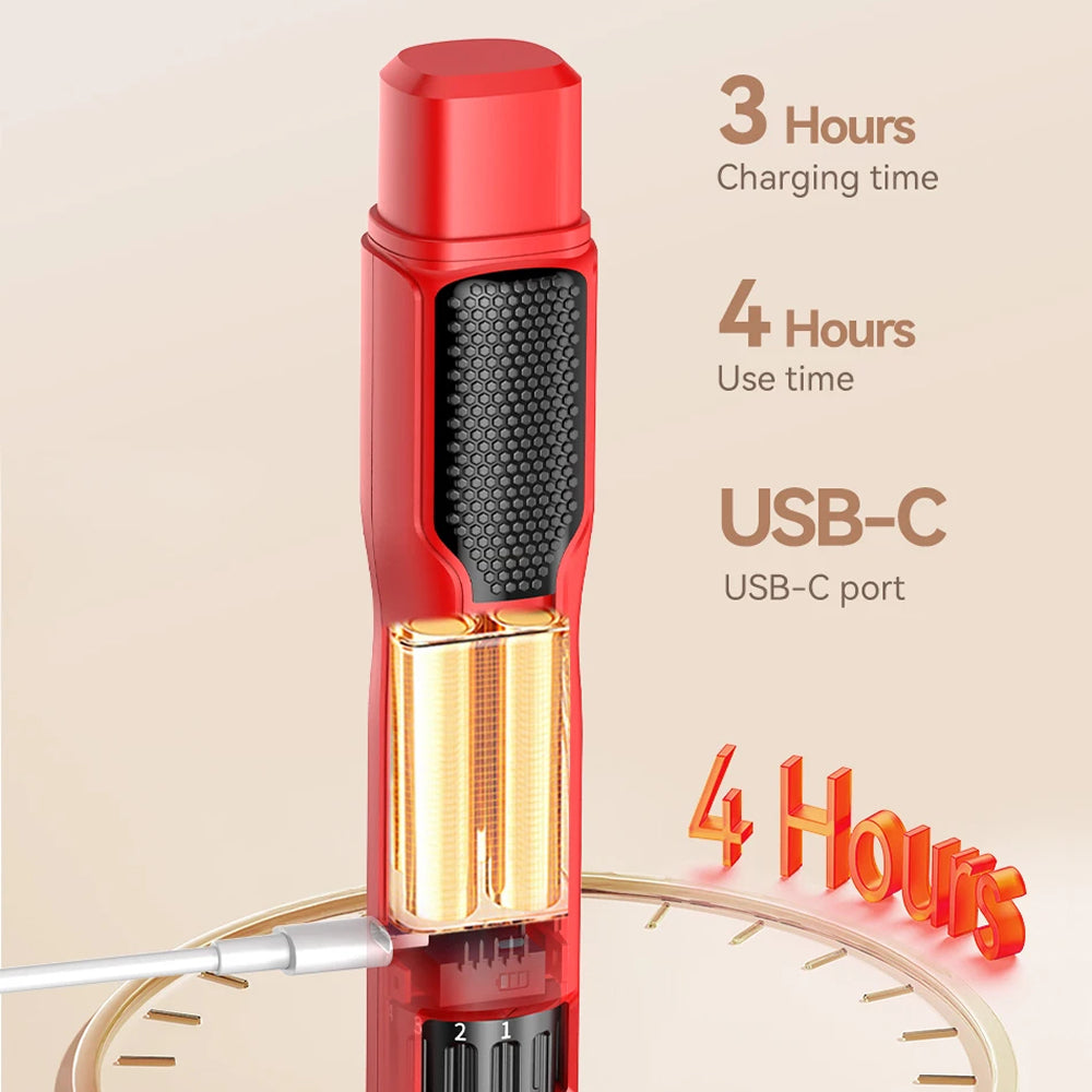 NaxiGriva Dog Nail Grinder 7-Speed Motor Ultra-Quiet 45dB with 3-Gear LED Light and USB-C