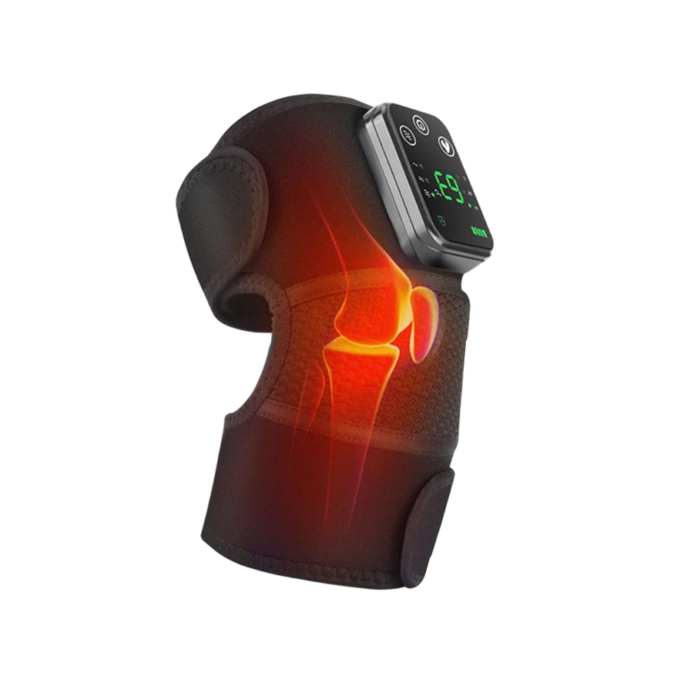 NeeVanix 3-in-1 Smart Joint Massager with 4000mAh Battery, 3-Level Thermal Therapy (45–65°C), and Multi-Strap Joint Support