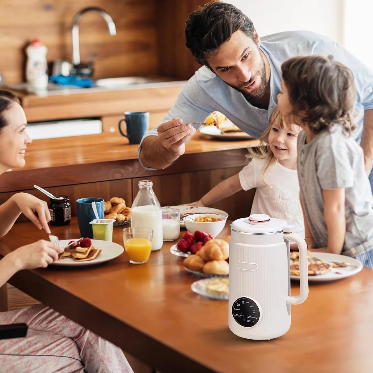 NomiPrex 8-in-1 Automatic Plant-Based Milk Maker with 12-Blade CypherCore System, 40oz Family Capacity and 18-Hour Delay Timer
