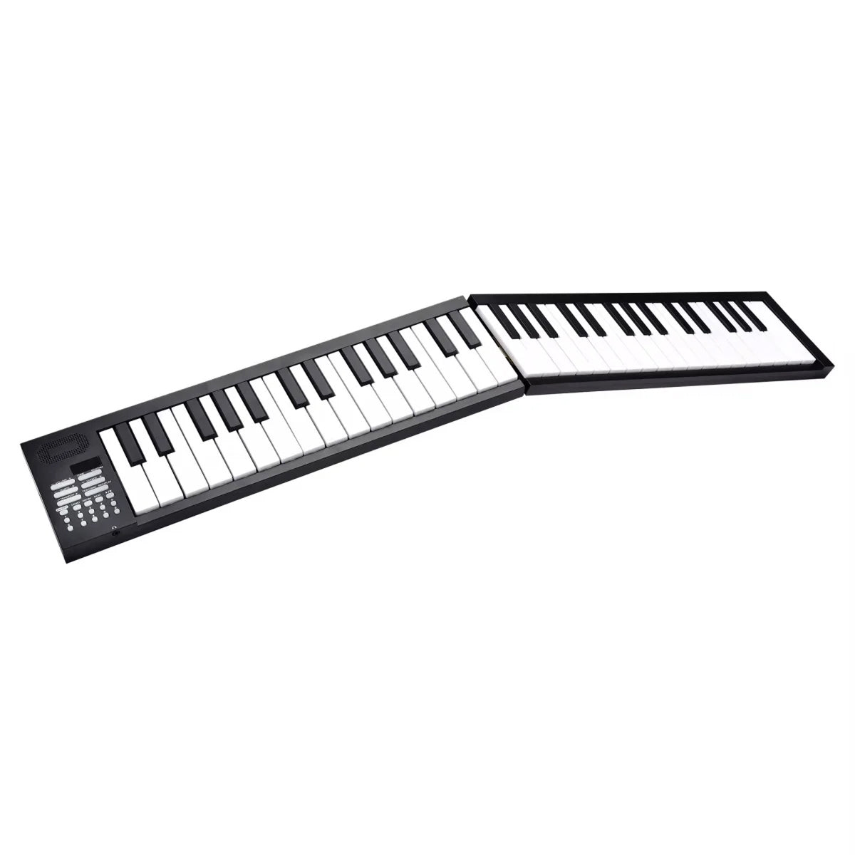 NoteArop Portable Foldable Keyboard Piano - 61 Full-Size Keys, Rechargeable Bluetooth Digital Piano with 16 Tones, 100 Rhythms