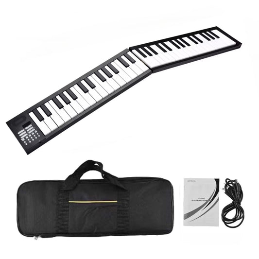 NoteArop Portable Foldable Keyboard Piano - 61 Full-Size Keys, Rechargeable Bluetooth Digital Piano with 16 Tones, 100 Rhythms