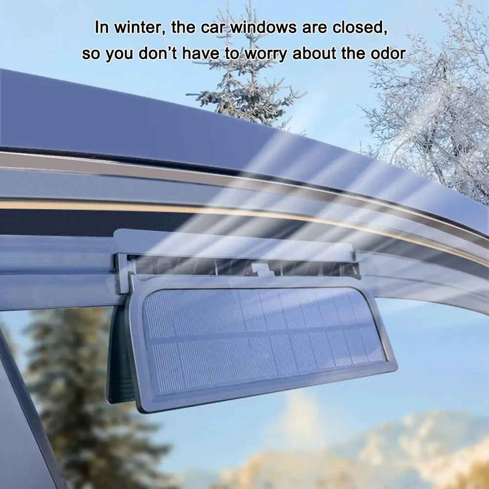 PiepelMos Solar Car Fan Window Auto Ventilation Exhaust Cooling Fan