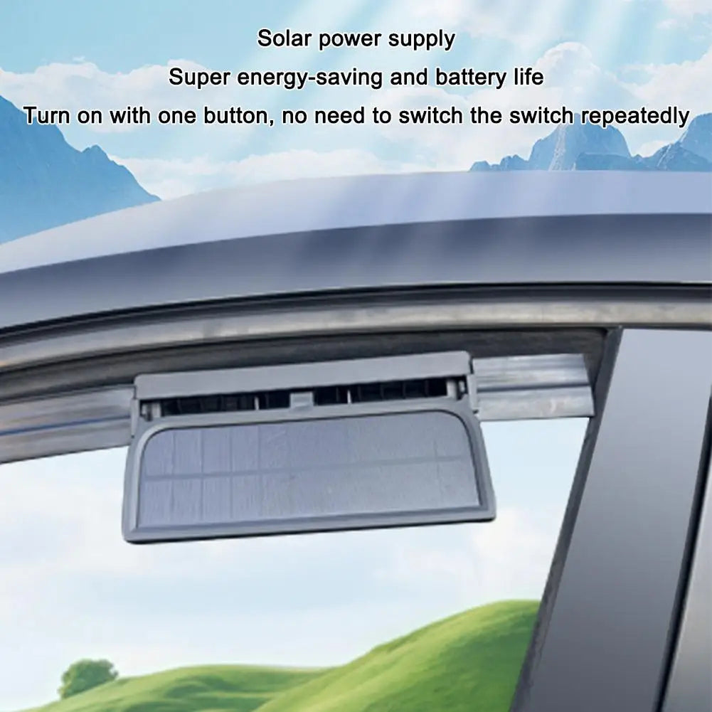 PiepelMos Solar Car Fan Window Auto Ventilation Exhaust Cooling Fan