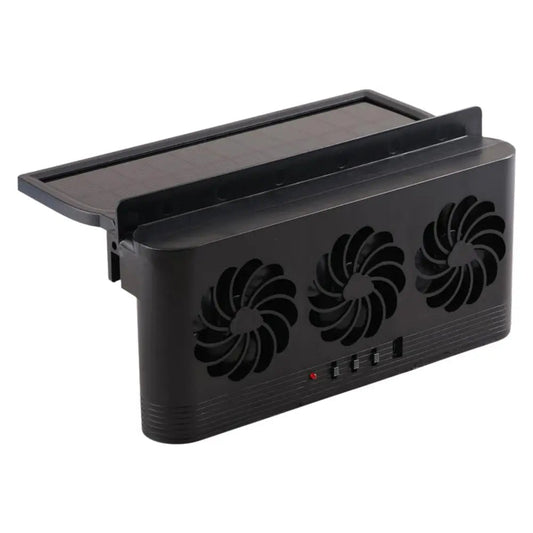 PiepelMos Solar Car Fan Window Auto Ventilation Exhaust Cooling Fan