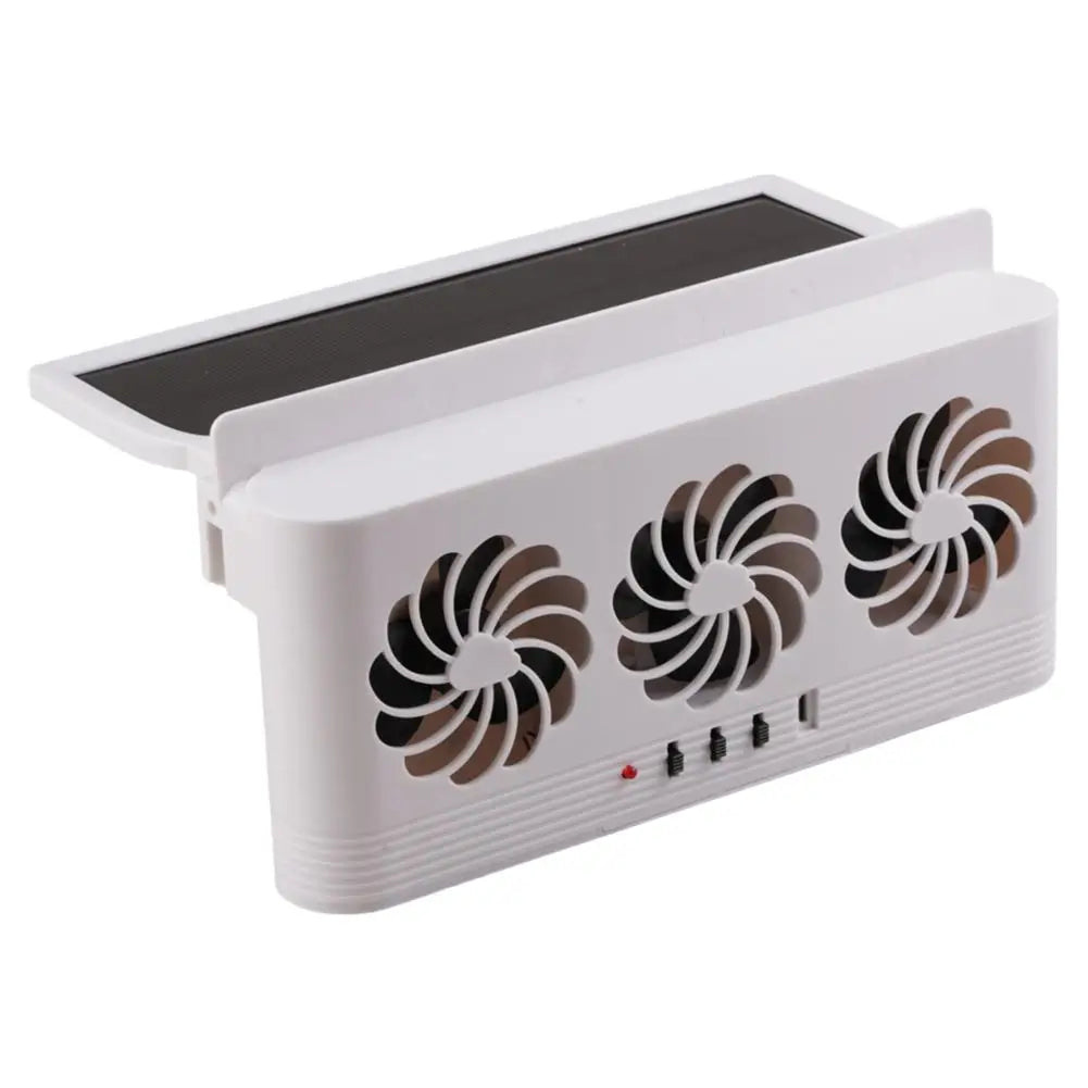 PiepelMos Solar Car Fan Window Auto Ventilation Exhaust Cooling Fan