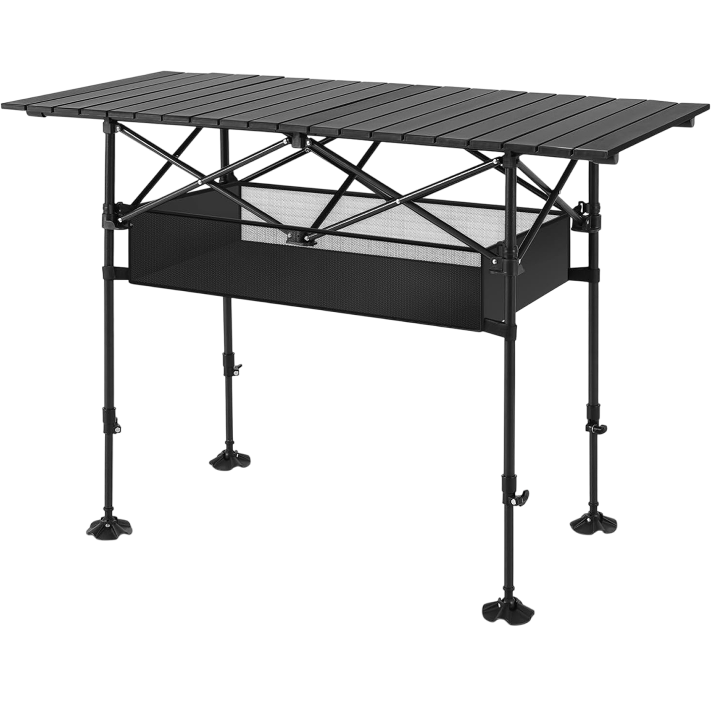 PimiTabix Folding Picnic Table | Lightweight & Adjustable Camping Table