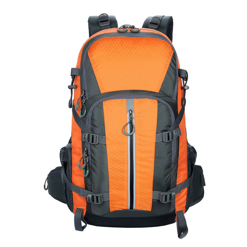 PionNomad 50L Hiking Backpack with Shoe Compartment Waterproof Nylon 15.6