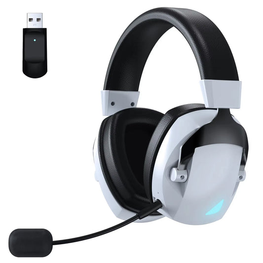 Playasish Gaming Headset 3D Surround Sound 50mm Drivers 36H Battery for PS4/5 PC and VR
