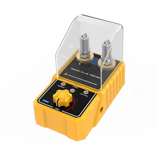 Dual Hole Spark Plug Tester 0-6000RPM Adjustable Ignition Coil Analyzer Tool PrixQimax