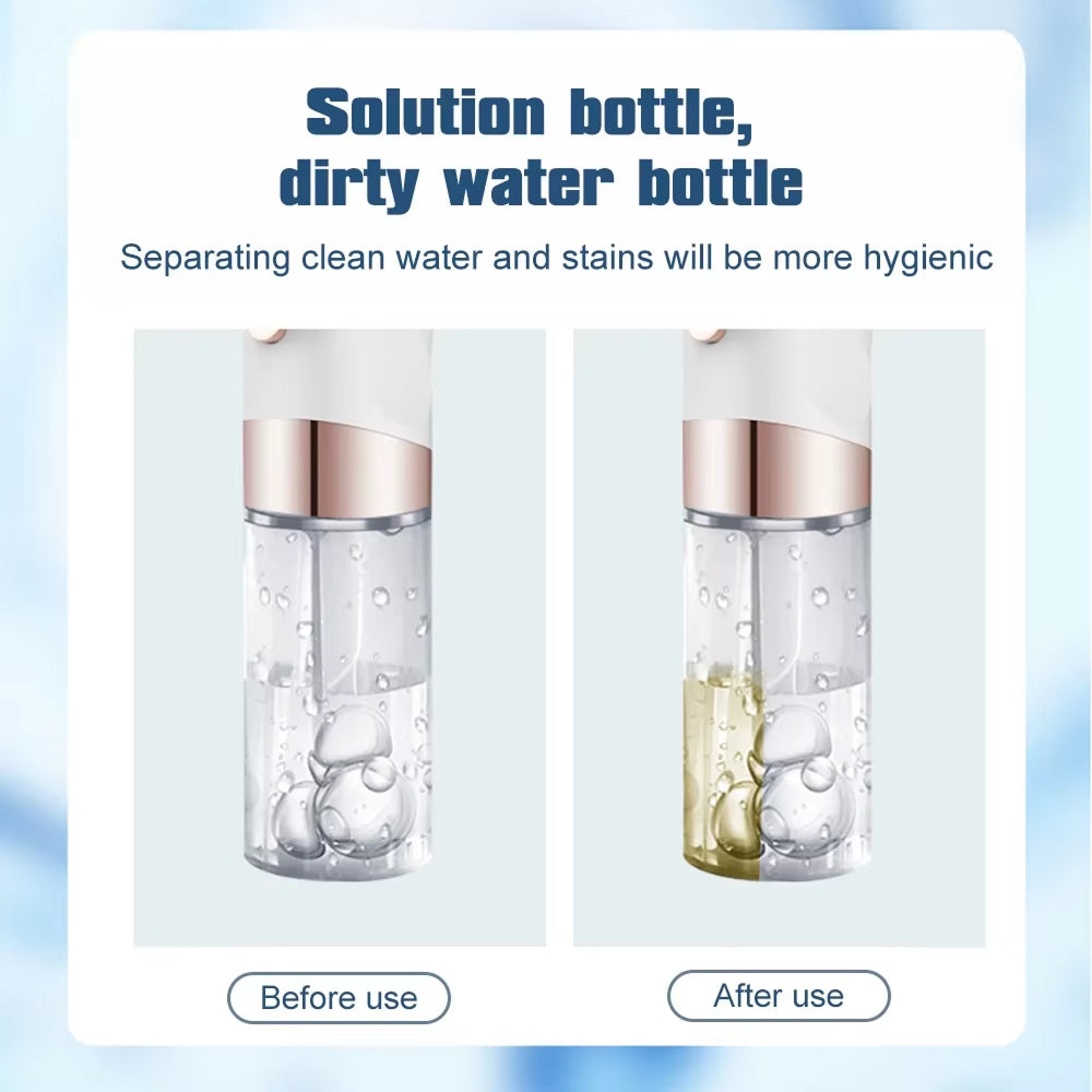 PurePreti Hydro-Facial Blackhead Remover - Oxygen-Infused Bubble Technology, 6 Interchangeable Heads