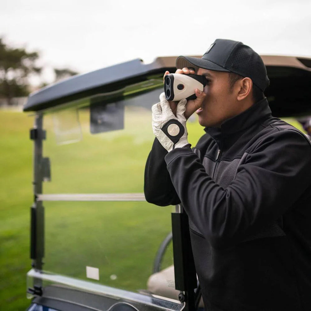 RafiKivix Golf Rangefinder 7x Magnification with Slope Switch and Speed Detection Mode for Golf and Hunting