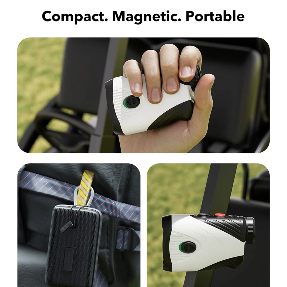 RafiKivix Golf Rangefinder 7x Magnification with Slope Switch and Speed Detection Mode for Golf and Hunting