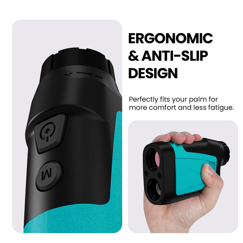 RafixKira High-Precision Golf Rangefinder with 6X Magnification, Advanced Slope Compensation and Instant Flag Lock Technology