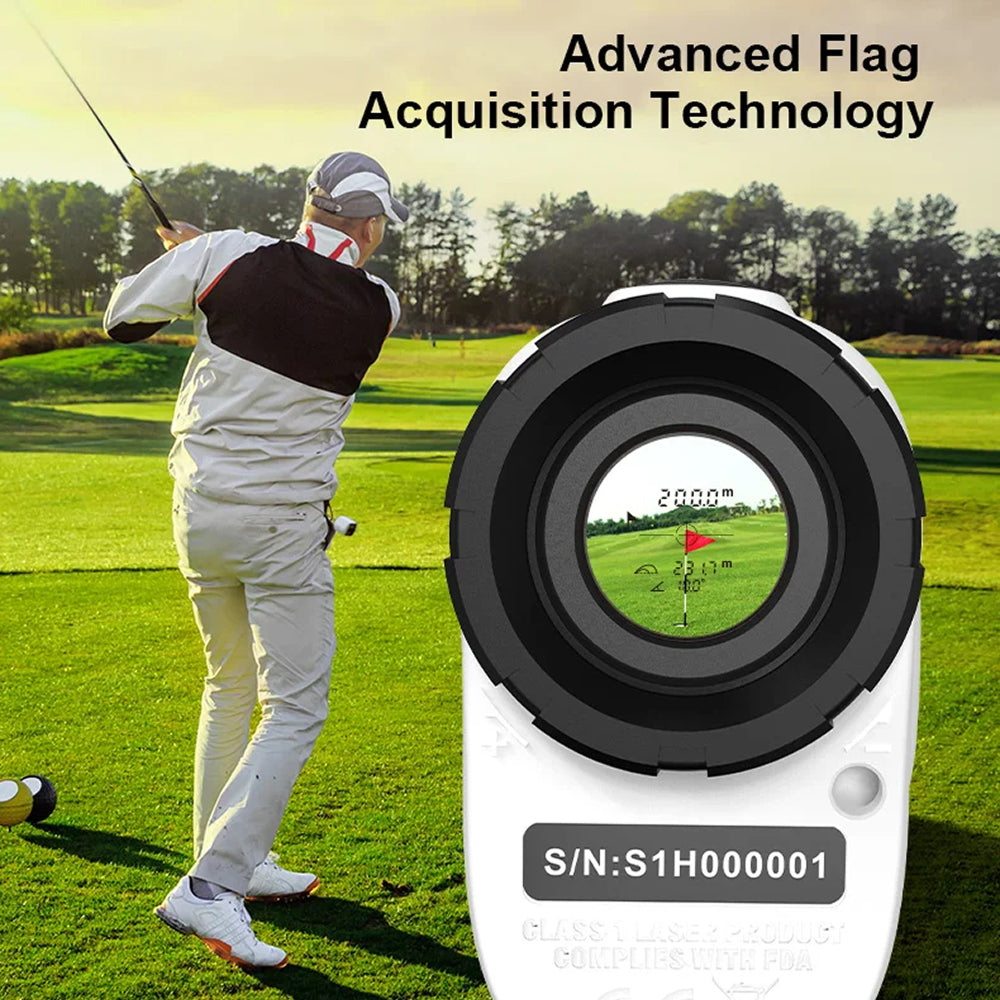 RafixKira High-Precision Golf Rangefinder with 6X Magnification, Advanced Slope Compensation and Instant Flag Lock Technology