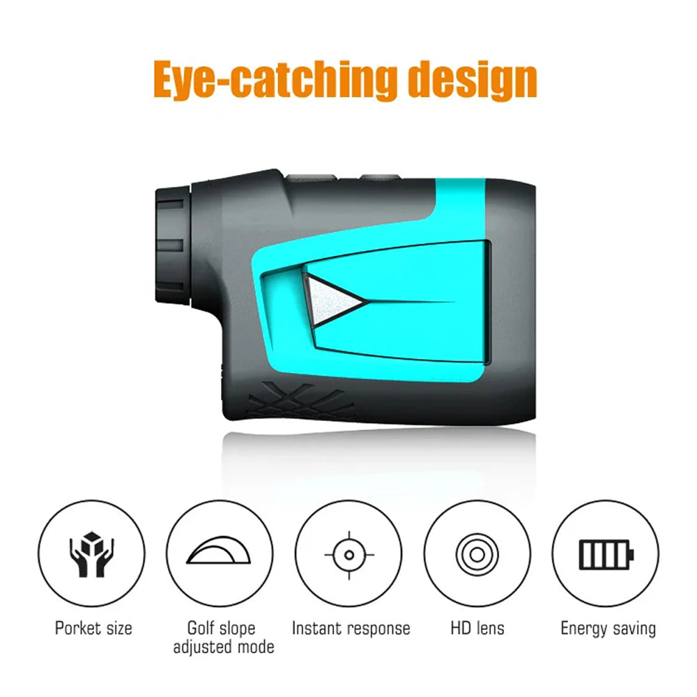 RafixKira High-Precision Golf Rangefinder with 6X Magnification, Advanced Slope Compensation and Instant Flag Lock Technology