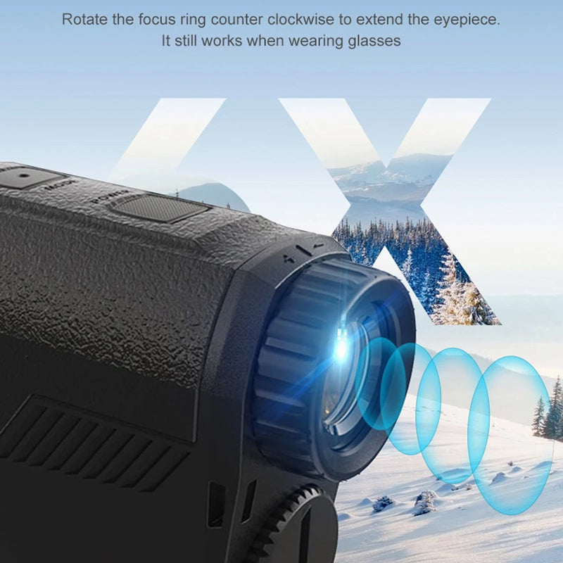 1000m Hunting Rangefinder with Slope Compensation & Flagpole Lock
