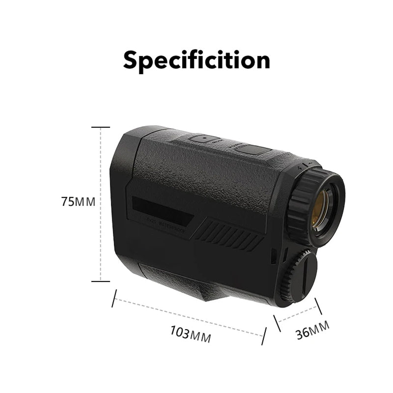 1000m Hunting Rangefinder with Slope Compensation & Flagpole Lock