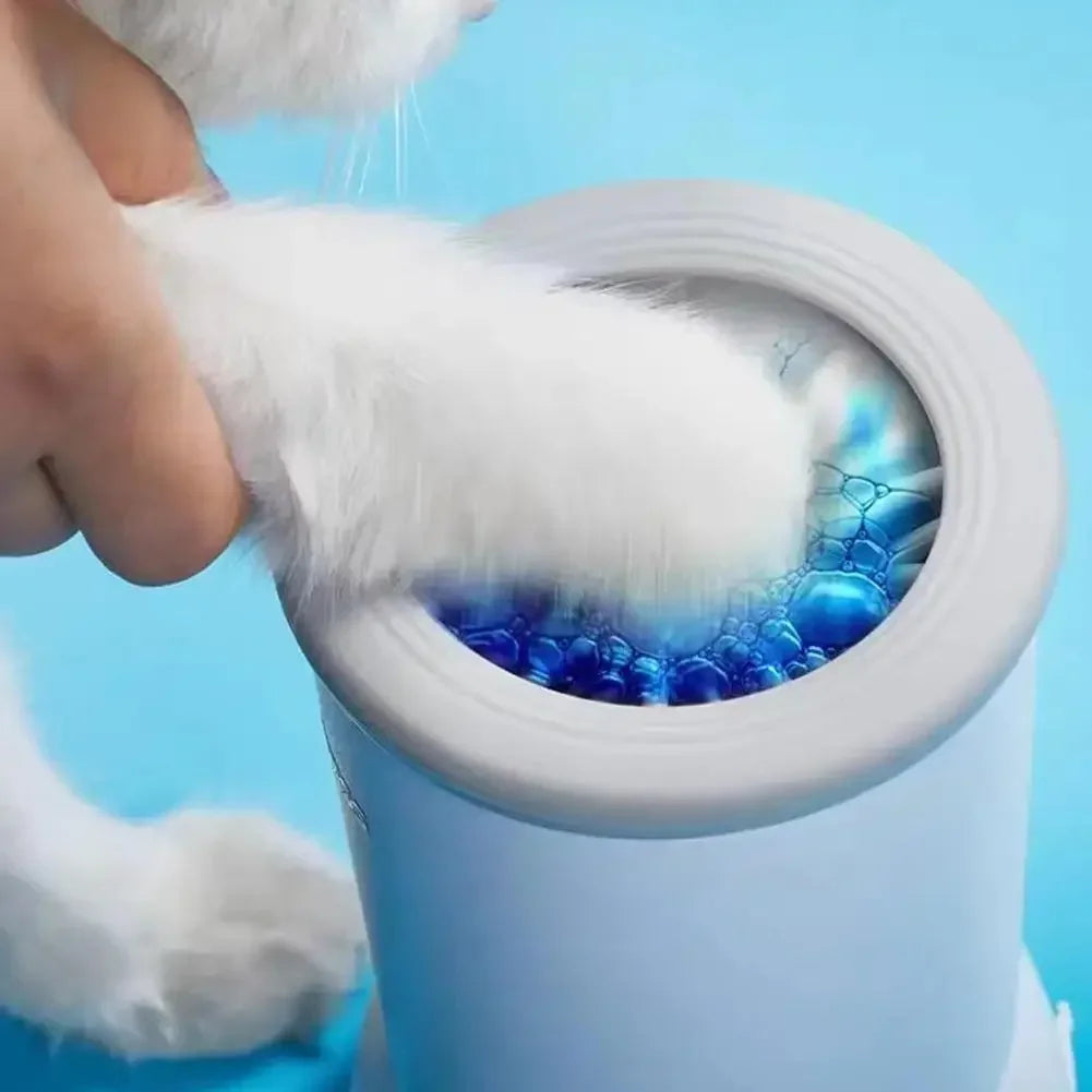 RavyStil Dog Paw Cleaner Portable Pet Foot Washer Soft Silicone Bristles