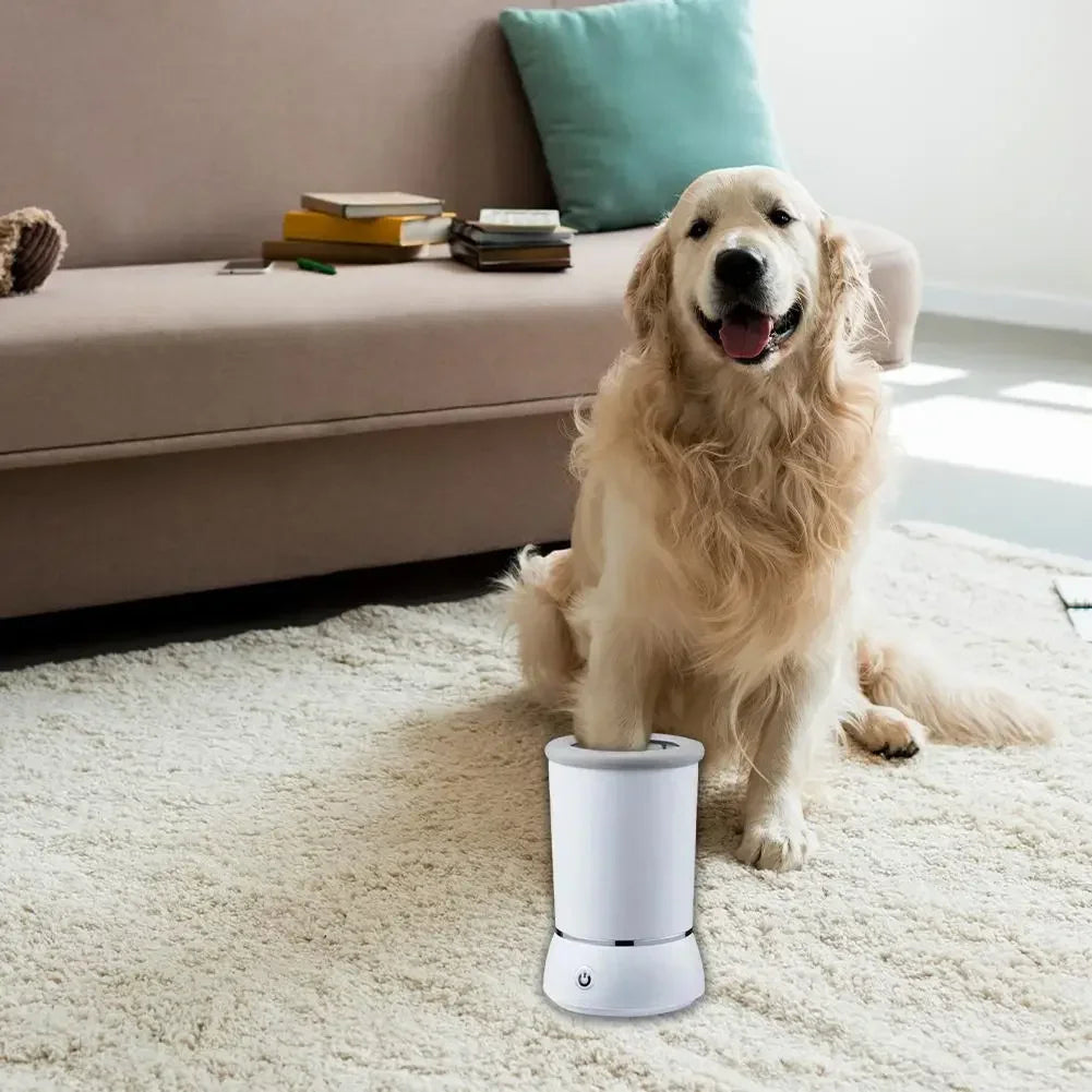 RavyStil Dog Paw Cleaner Portable Pet Foot Washer Soft Silicone Bristles