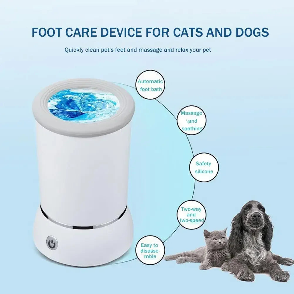 RavyStil Dog Paw Cleaner Portable Pet Foot Washer Soft Silicone Bristles