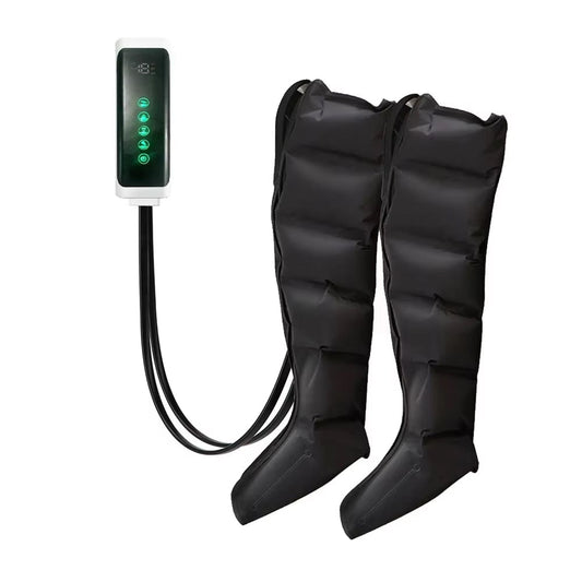 ReliaLeg Air Compression Boots with 9 Massage Modes, 3-Speed Intensity, 360° Coverage and Intuitive LED Touch Screen