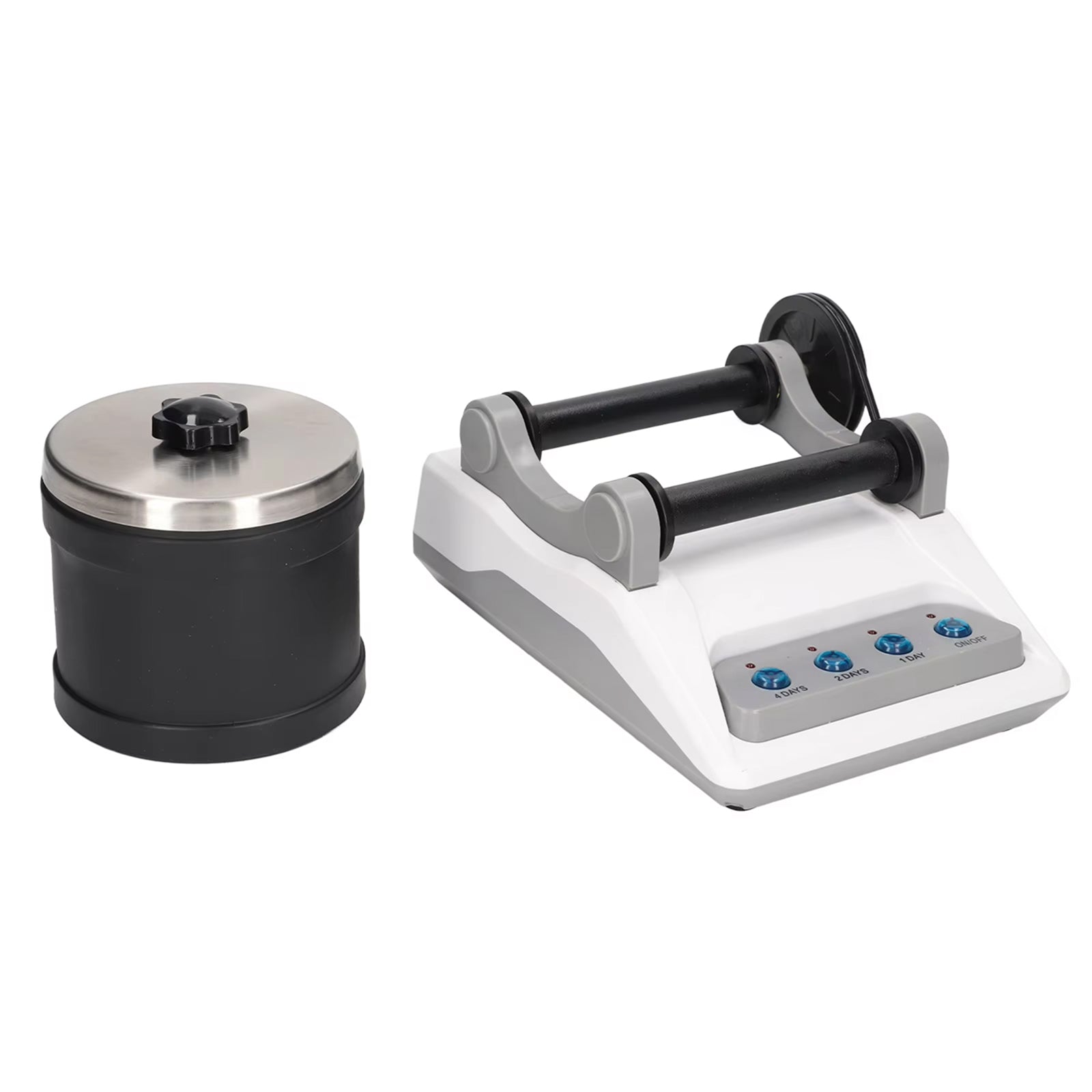 RociPolis Rock Tumbler Kit Professional Quiet Leak-Proof Barrel with Gems & Grit
