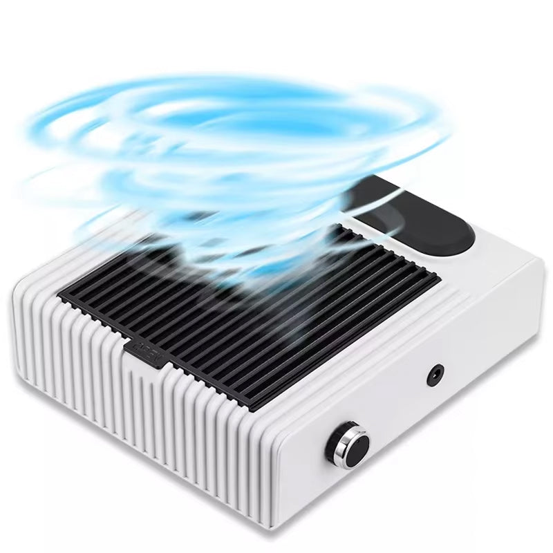 SaninNail 80W Nail Dust Collector Professional 99% PM2.5 Suction with Reusable Filter