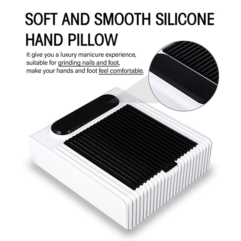 SaninNail 80W Nail Dust Collector Professional 99% PM2.5 Suction with Reusable Filter