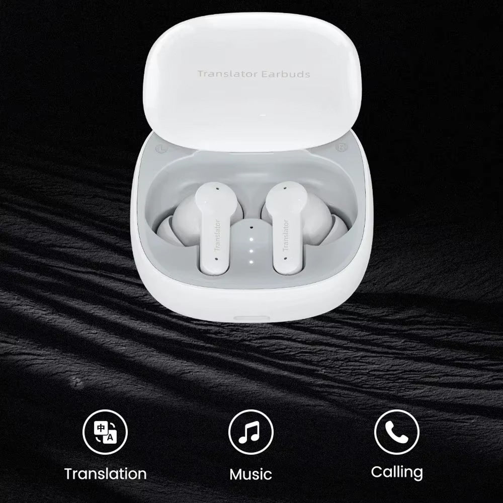 SmaxEntel Translation Earbuds 144 Languages 98% Accuracy 0.5s Real-Time AI Translator