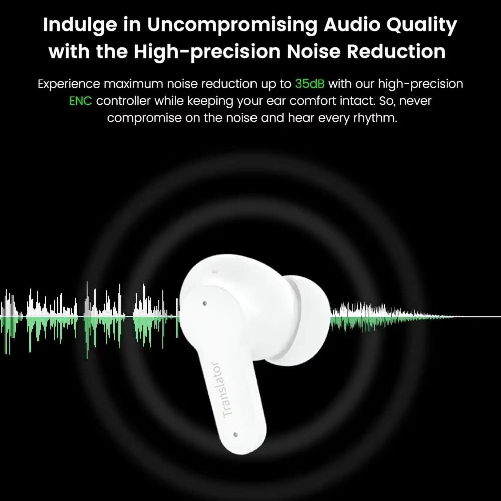 SmaxEntel Translation Earbuds 144 Languages 98% Accuracy 0.5s Real-Time AI Translator