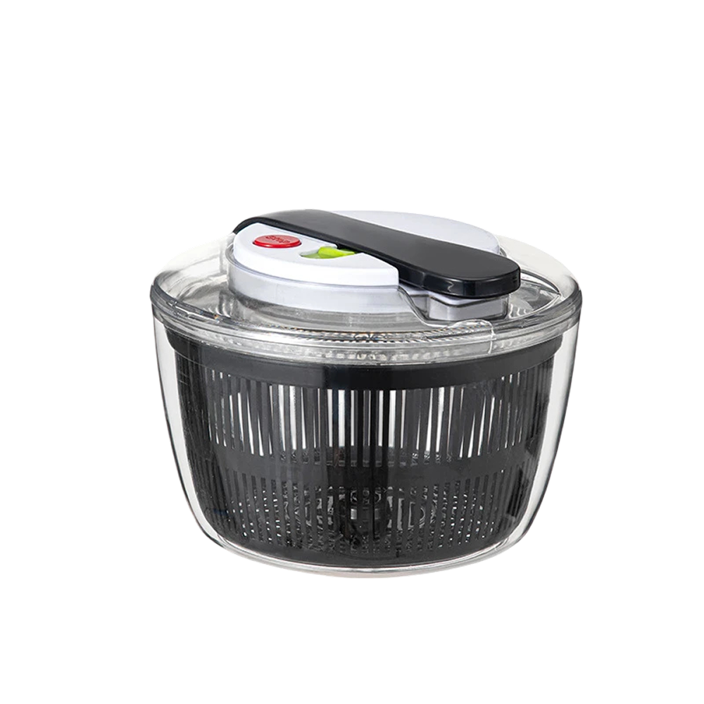 SpiSalix Salad Spinner 3L Large Capacity with Instant-Stop Button and Non-Slip Base