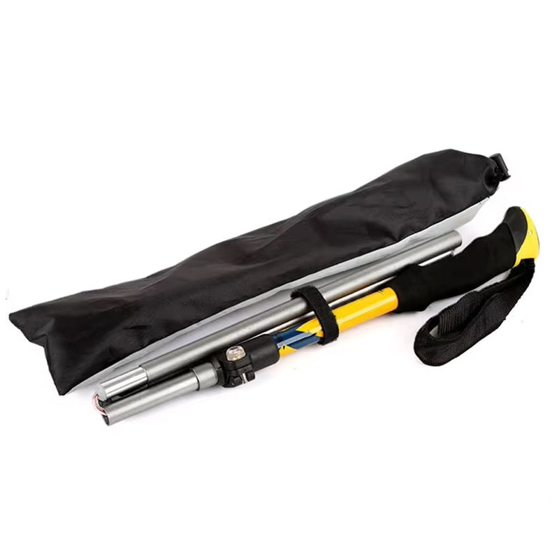 TrekiPoli Ultra-Light 7075 Aluminum Trekking Poles with Shock-Absorbing Core, Ergonomic EVA Grips and 29cm Compact Fold