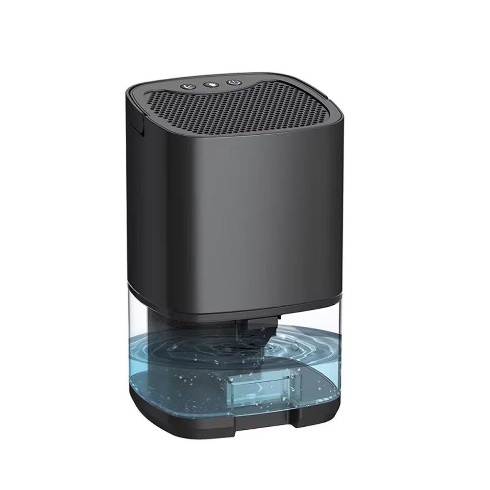 StaxMico Dehumidifier 68oz Water Tank 28dB Ultra-Quiet with 7-Color LED & Auto Shut-Off