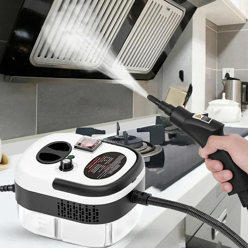 SteamPuci 2500W High-Pressure Steam Cleaner - 6-Speed Adjustable, 99.9% Sanitization, Anti-Dry Protection, Chemical-Ready Deep Cleaning