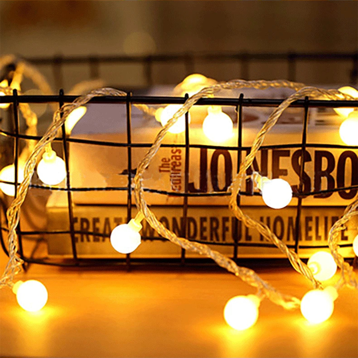 StrixLomi LED String Lights with Shatterproof PVC Shell, USB and Battery