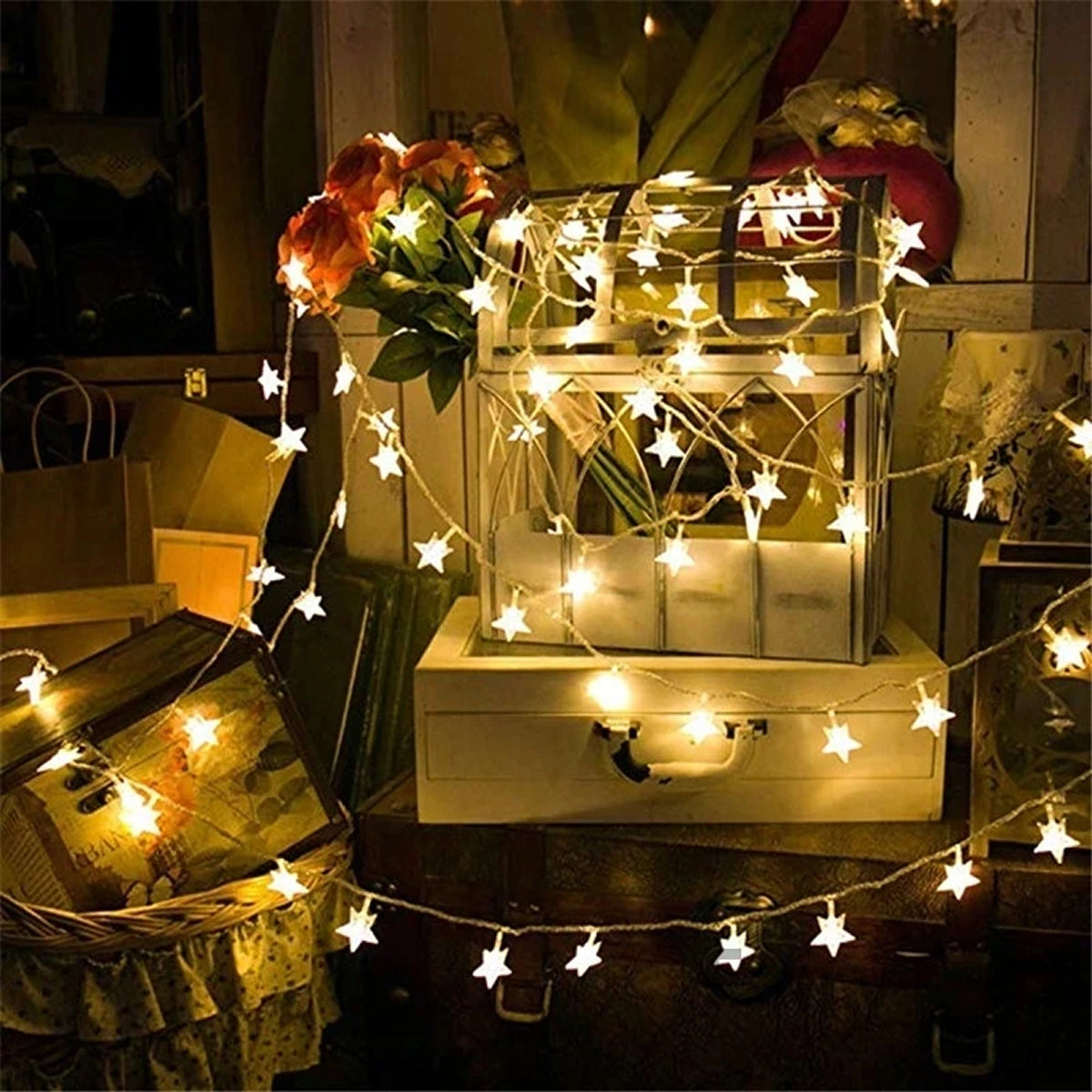 StrixLomi LED String Lights with Shatterproof PVC Shell, USB and Battery