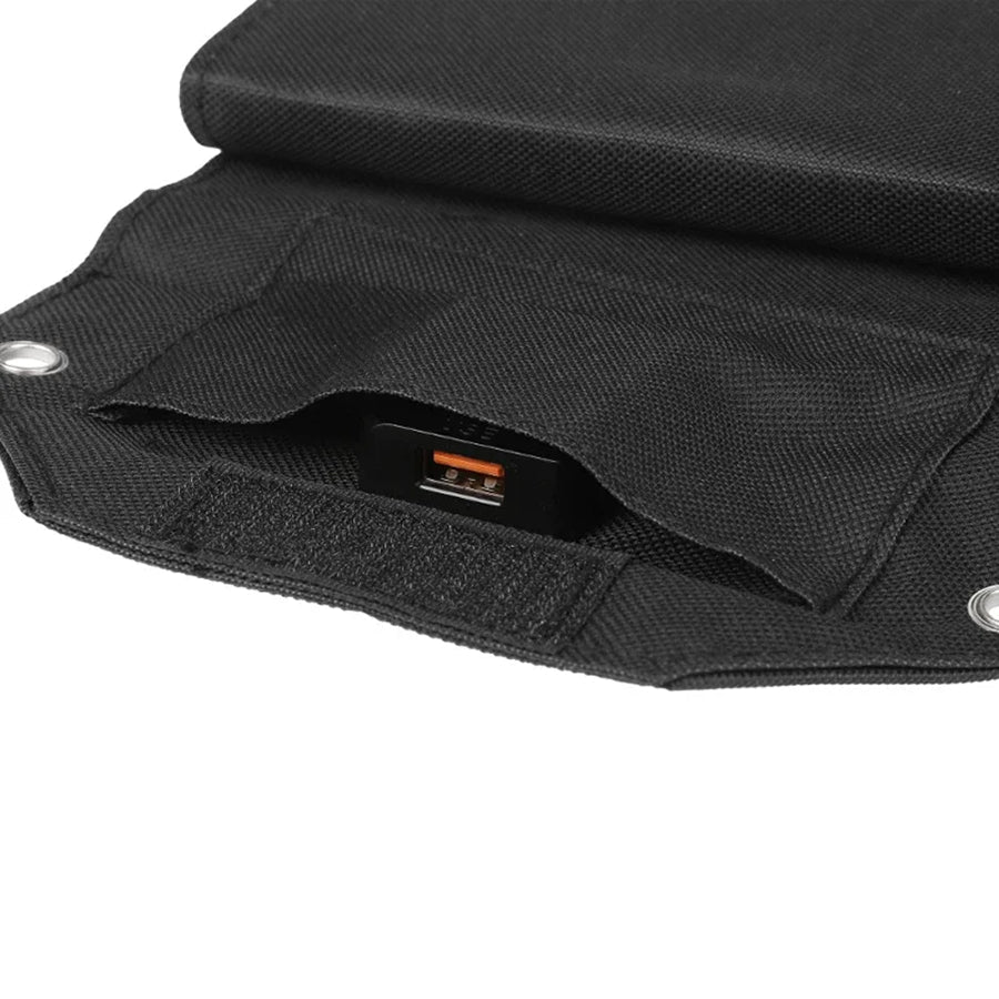 SundiFold High-Efficiency Portable Solar Panel with Dual USB & Type-C Outputs, 30% Faster Charging and Waterproof Foldable Design
