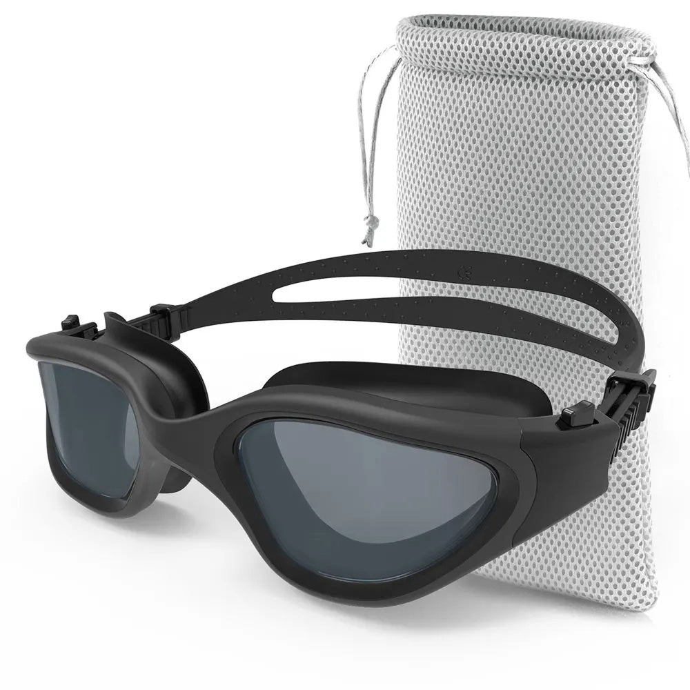 SwiGoxim Polarized Swim Goggles Anti-Fog UV Protection No-Leaking Wide Vision for Adults (Copy)