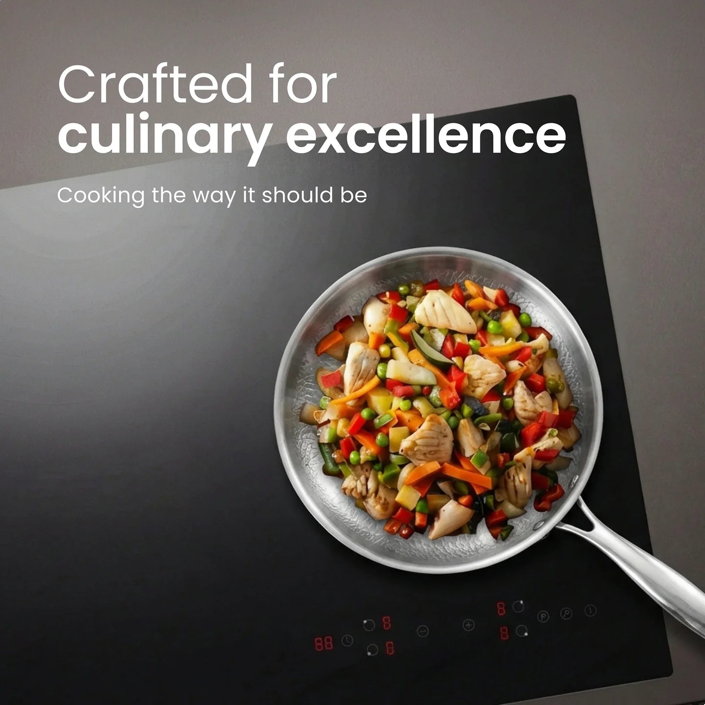 TitaKixi Titanium Frying Pan - 100% Solid Medical-Grade Titanium Skillet, PFAS & Teflon Free Non-Stick Hammered Surface