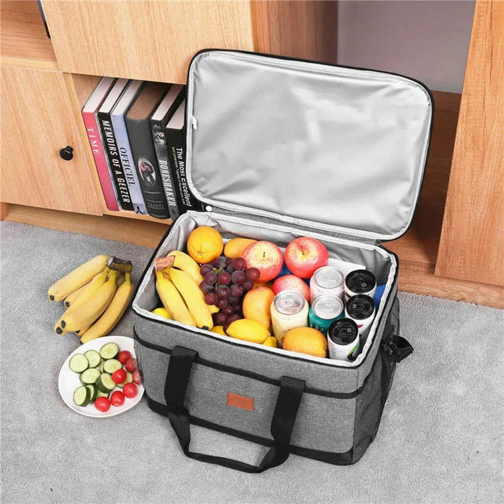 TobeVelst 35L Collapsible Cooler Space Saving Flat Folding Portable Bag