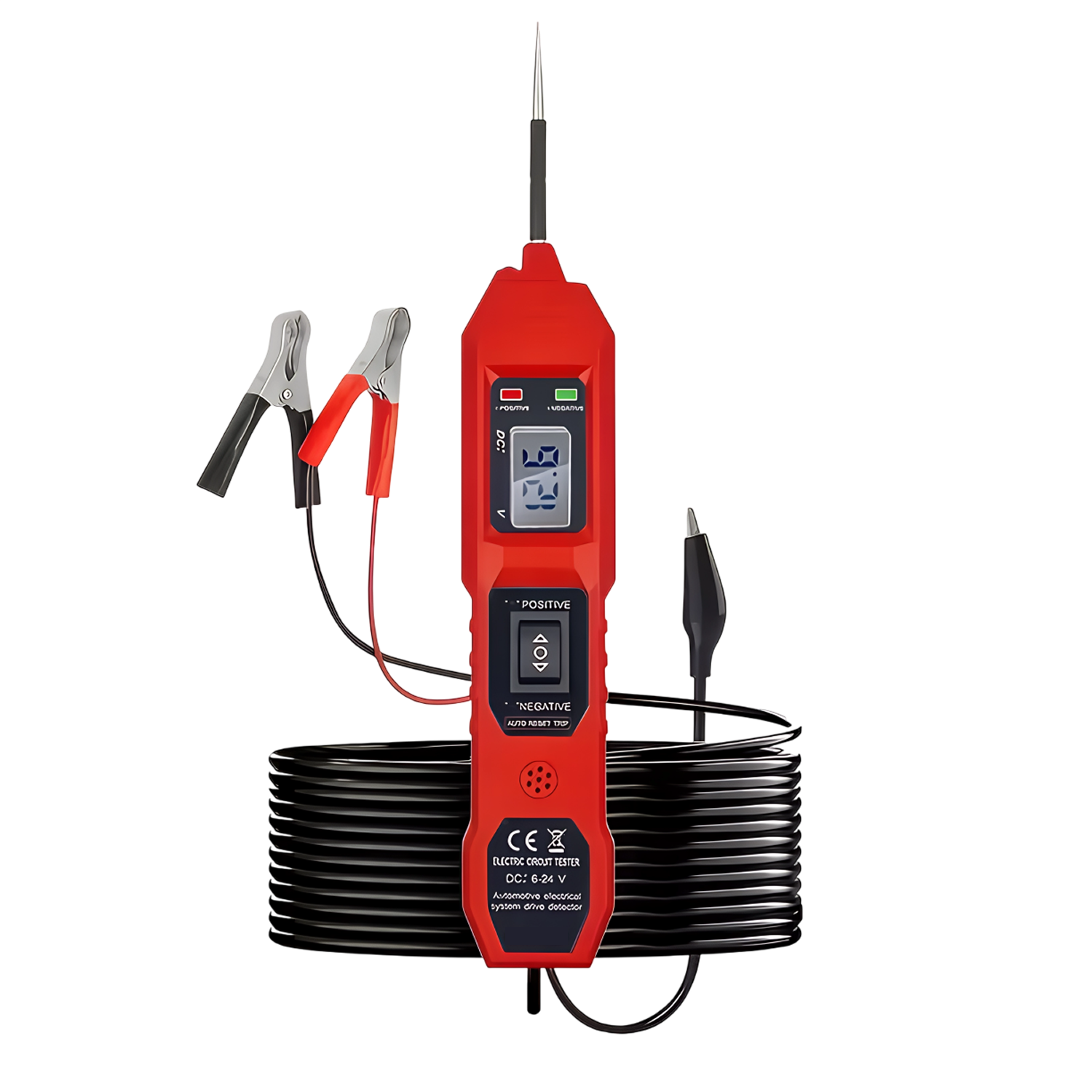 6-24V DC Continuity Tester Circuit Probe Light Meter with LED Polarity Indicator Buzzer TyvixAxi