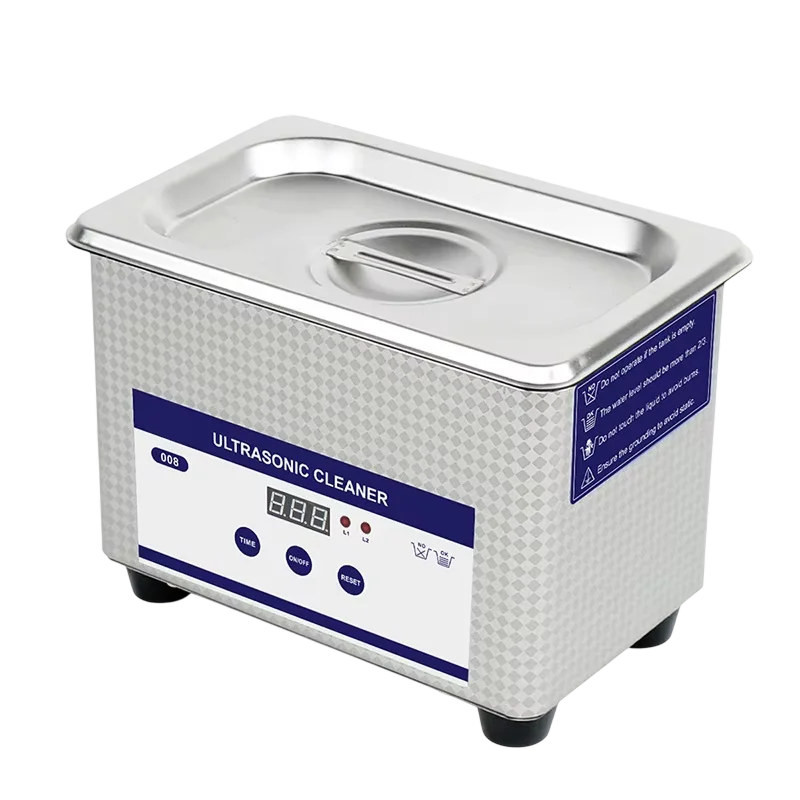 UltraGlowi 35W Ultrasonic Retainer Cleaner 40kHz 0.8L with 18 Precision Time Cycles