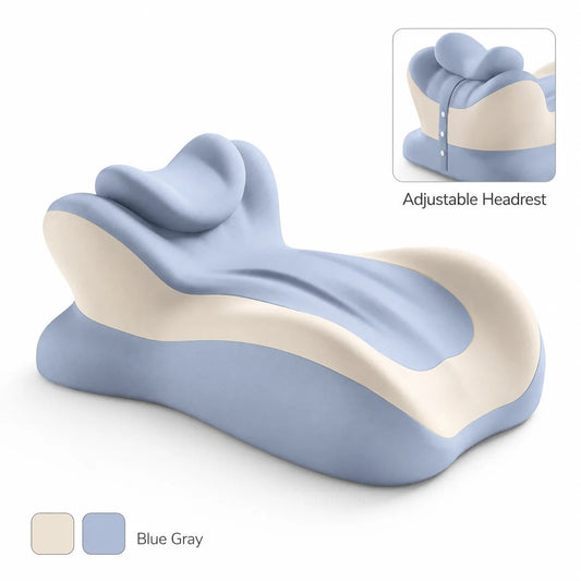 VaelisFen Ergonomic Reading Pillow Memory Foam Bed Back Support with Armrests