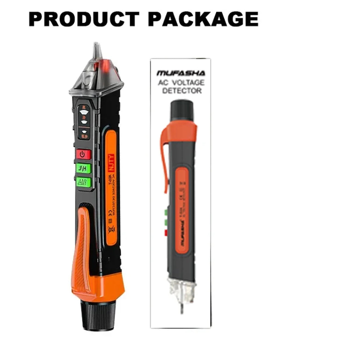 Non Contact Voltage Tester Pen 12V-1000V AC Circuit Detector with LED Flashlight ValixRima