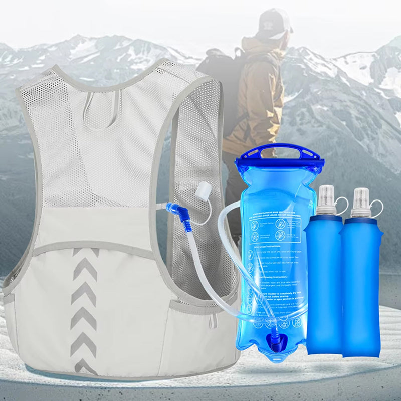 VetixMi Hydration Running Vest 108g Ultralight Waterproof Breathable Mesh for Night Running